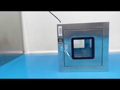 콤팩트 304 스테인리스 스틸 패스 박스 공간 절약 디자인 실험실 및 전자 사용