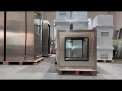 304 스테인레스 스틸 콤팩트 평면 문 패스 박스 600x600x600mm