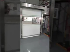 터보드라이브 하드 패스트 도어들. 바람과 냉장고 등급 산업용 도어들.