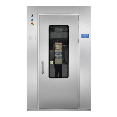 파우더 코팅 스틸 / SUS304 건설 및 청정실의 13-25m/s 풍속으로 220V 50Hz 공기 샤워실