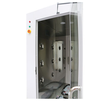 AC220V / 3P / 50Hz 공기 샤워실 13-25M / S 바람 속도 및 의약품 의료 정화용 파우더 코팅 스틸 / SUS304