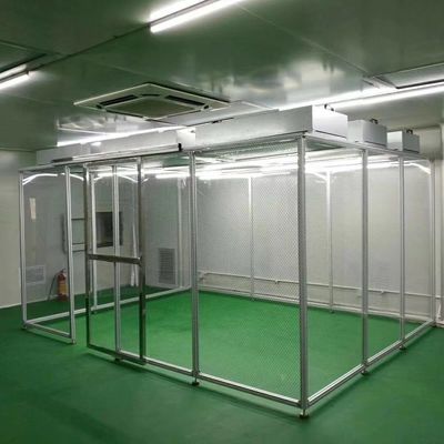 HEPA 팬 필터 단위 및 ISO5 ~ ISO9 준수와 맞춤형 모듈형 청정실 작업소