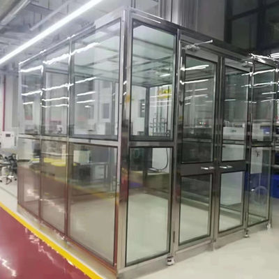 HEPA 필터레이션과 산업용 ISO 8 준수를 갖춘 사용자 정의 가능한 모듈형 청정실