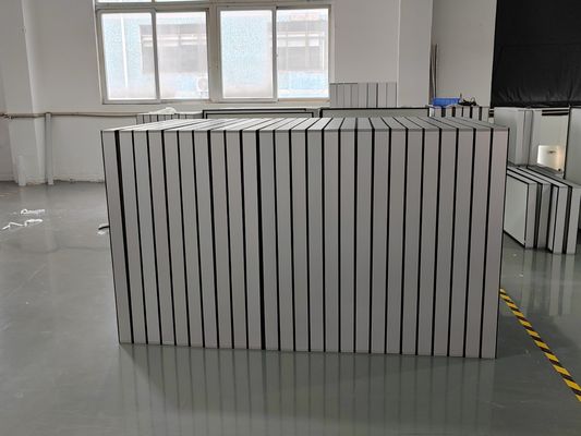 스마트 호흡 가능한 헤파 고밀도 공기 필터 알루미늄 프레임 높은 흐름 공기 필터