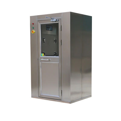 ISO 14644 공기 샤워기. 304 스테인리스 스틸과 듀얼 제트.