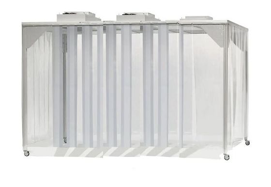 HEPA 필터레이션과 산업용 ISO 8 준수를 갖춘 사용자 정의 가능한 모듈형 청정실