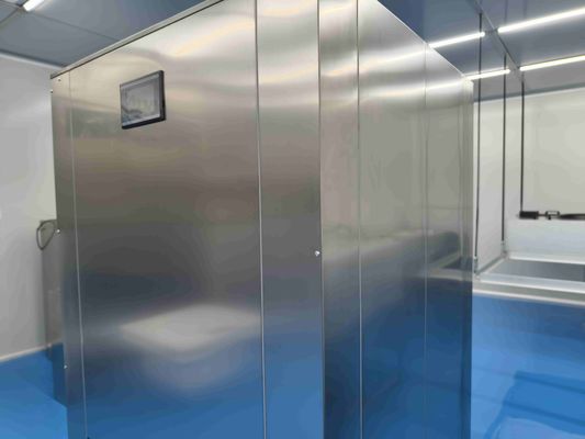 수직 엘리베이터 문 laminar 흐름 통과 Hepa H14 필터 SUS304 스테인리스 스틸
