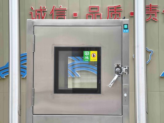 UV 살균 기능이 있는 초안전 3중 레이어 기계식 연동 패스 박스