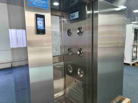 얼굴 인식이 가능한 스마트 슬라이딩 도어 공기 샤워기