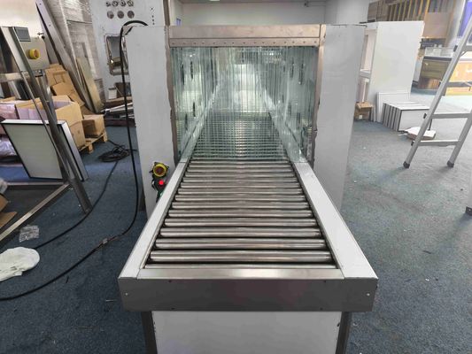 전동 롤러 컨베이어 에어 샤워 패스 스루 박스 | 클린룸 이송 시스템