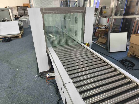 전동 롤러 컨베이어 에어 샤워 패스 스루 박스 | 클린룸 이송 시스템