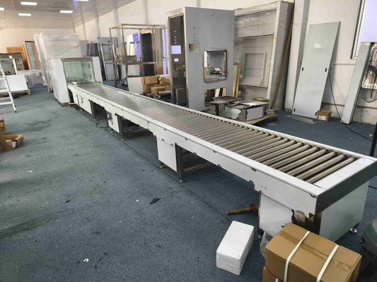 전동 롤러 컨베이어 에어 샤워 패스 스루 박스 | 클린룸 이송 시스템