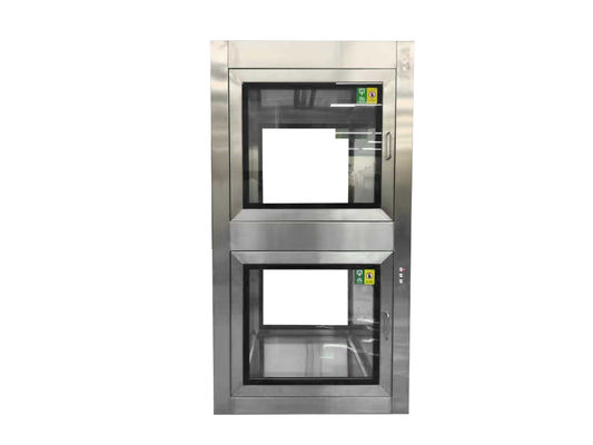 이중문 전자 연동 패스 박스 | 클린룸 오염 관리 솔루션