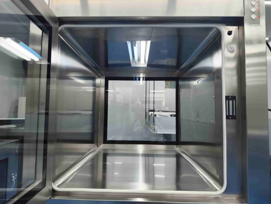이중문 전자 연동 패스 박스 | 클린룸 오염 관리 솔루션