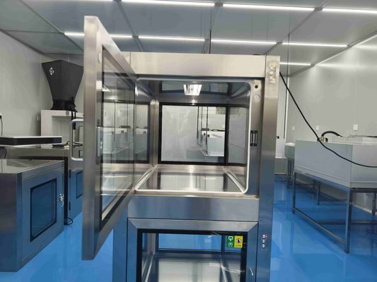 이중문 전자 연동 패스 박스 | 클린룸 오염 관리 솔루션