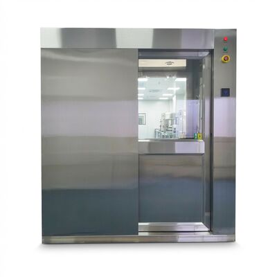 얼굴 인식 및 인원 살균을 위한 스테인리스 스틸 구조로 스마트 슬라이딩 도어 공기 샤워