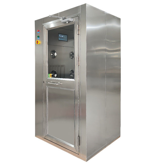 SS 201 공기 샤워실 단면 부러기 380V 220V 스윙 도어