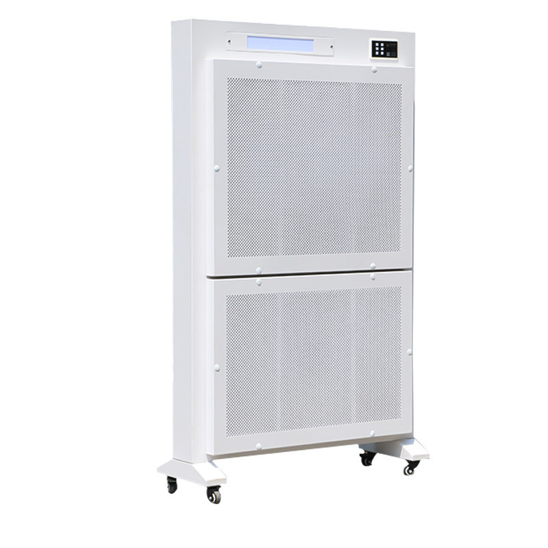 120W 출력 전력 및 AI 기반 공기 흐름 최적화 기능을 갖춘 UV-C+HEPA 이중 단계 소독 기능을 갖춘 스마트 공기 소독 시스템